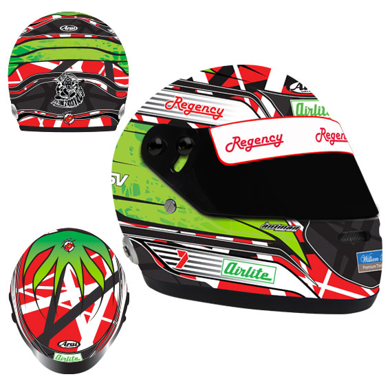 2014 JAMES COURTNEY LIMITED EDITION MINI HELMET 1