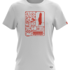 SUPERCARS MENS WHITE GRAPHIC TEE