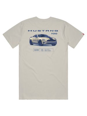 Ford Mustang Unisex Double High Stack Print Tee - Image 2