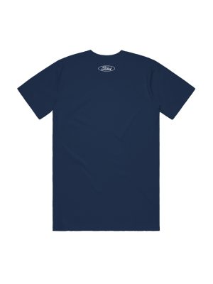 Ford Unisex Navy Logo T-Shirt - Image 2