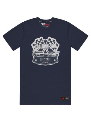 2024 VAILO Adelaide 500 Unisex Navy Track Tee
