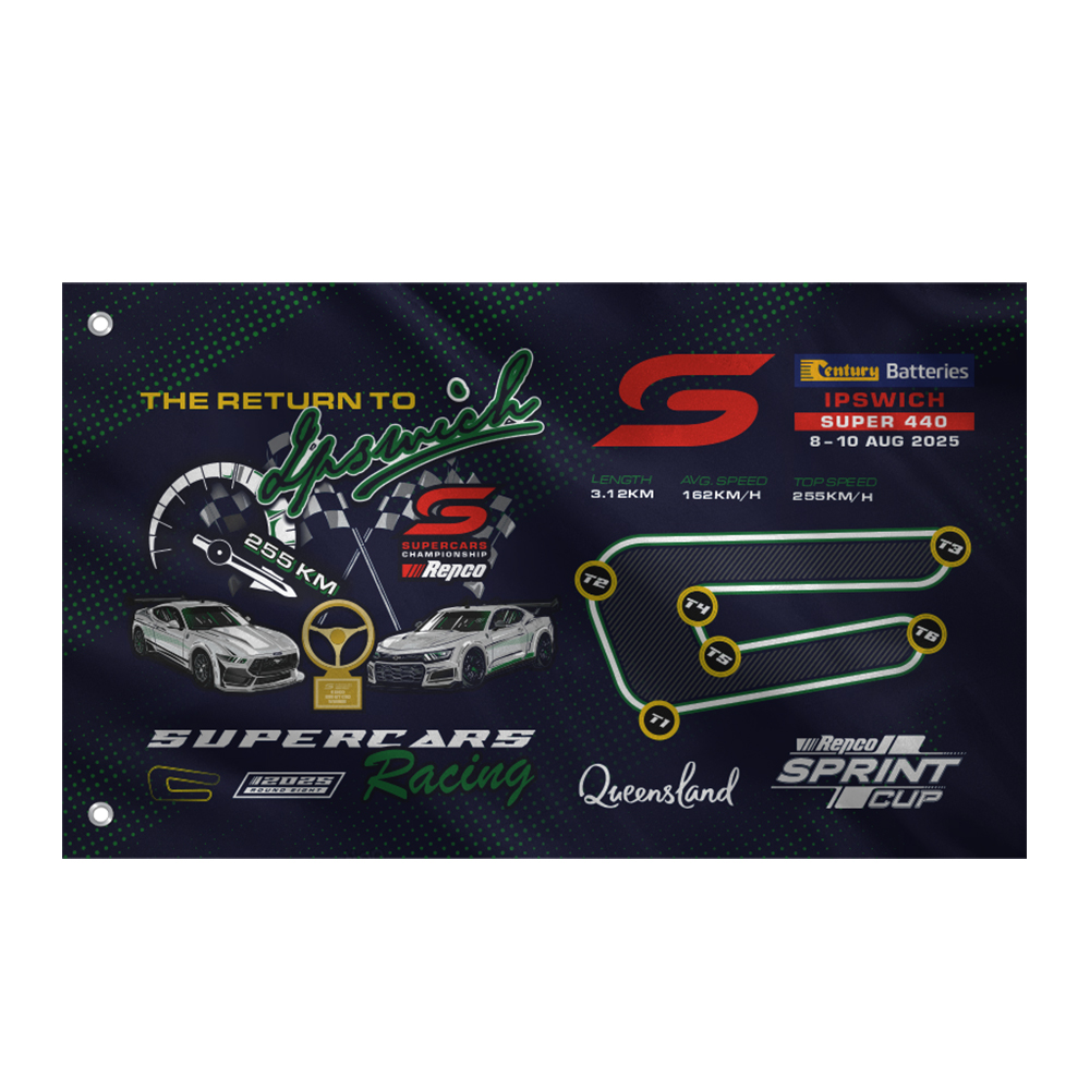 2025 Ipswich Super 440 Flag