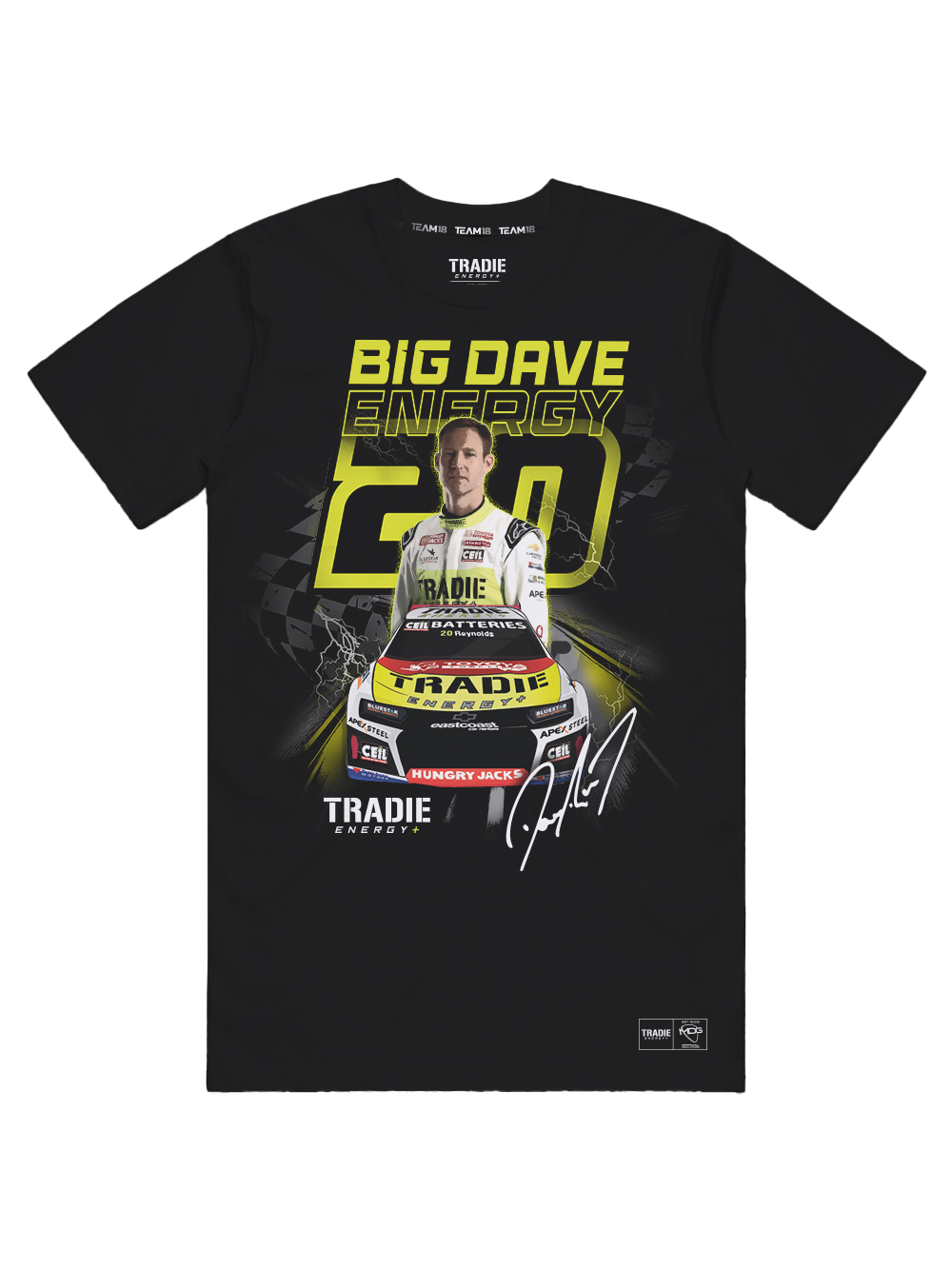 Tradie Energy+ Unisex Big Dave Energy Tee