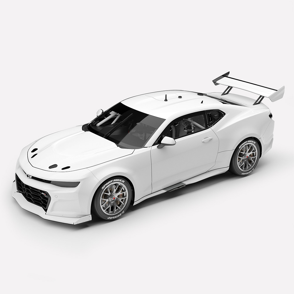 PRE ORDER: Chevrolet Camaro ZL1 Gen3 Supercar Plain Body Edition in Gloss White 1:18