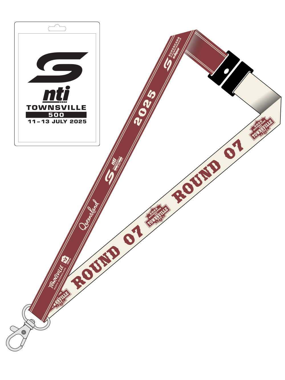 2025 Townsville 500 Event Lanyard