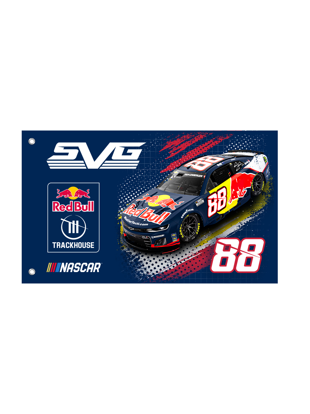 Trackhouse SVG Red Bull Flag