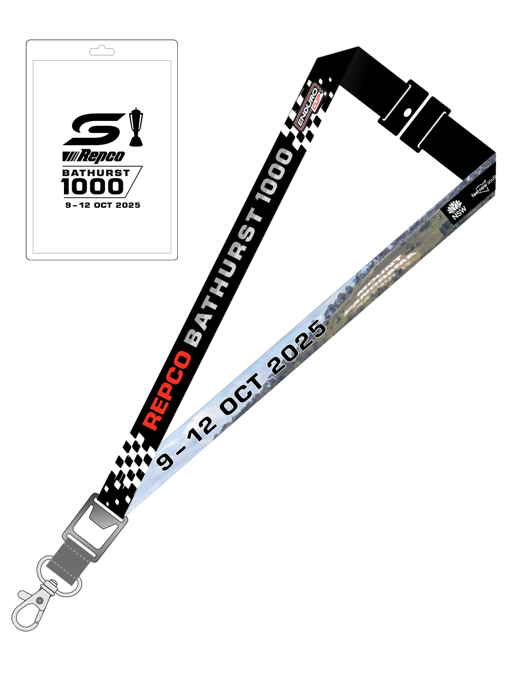 2025 Bathurst 1000 Mt Panorama Lanyard