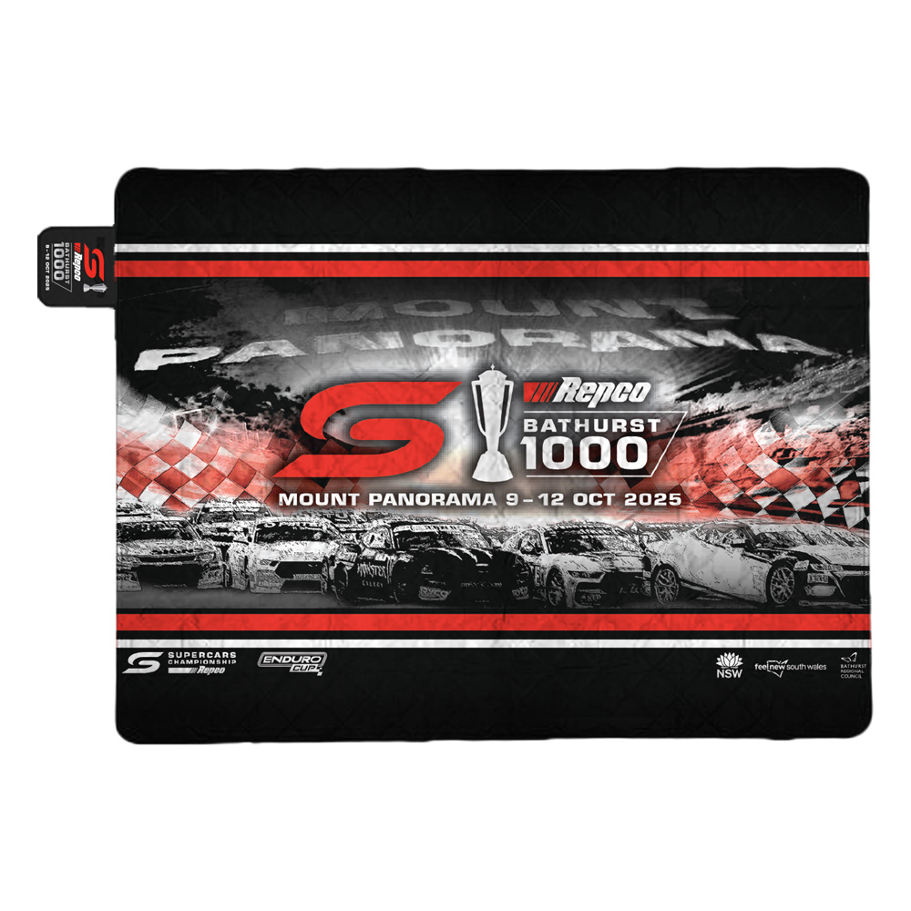2025 Bathurst 1000 Car Graphic Picnic Rug
