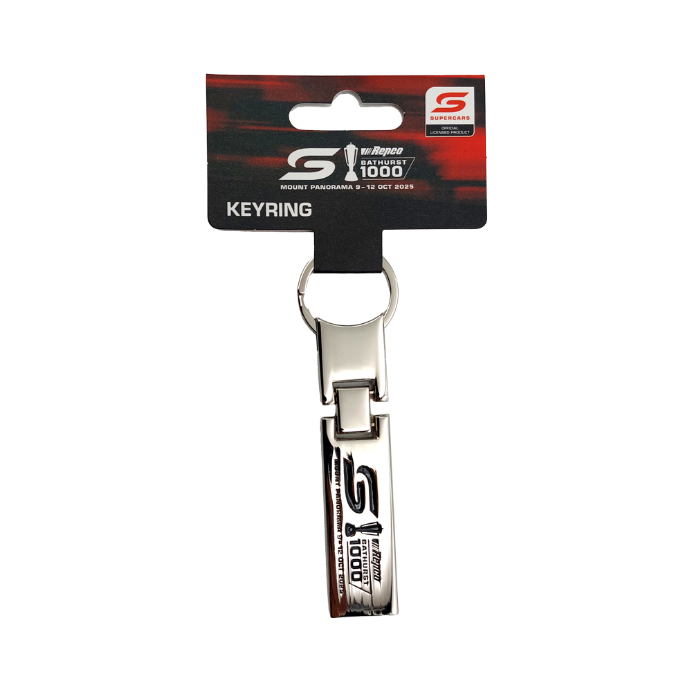 2025 Bathurst 1000 Logo Keyring