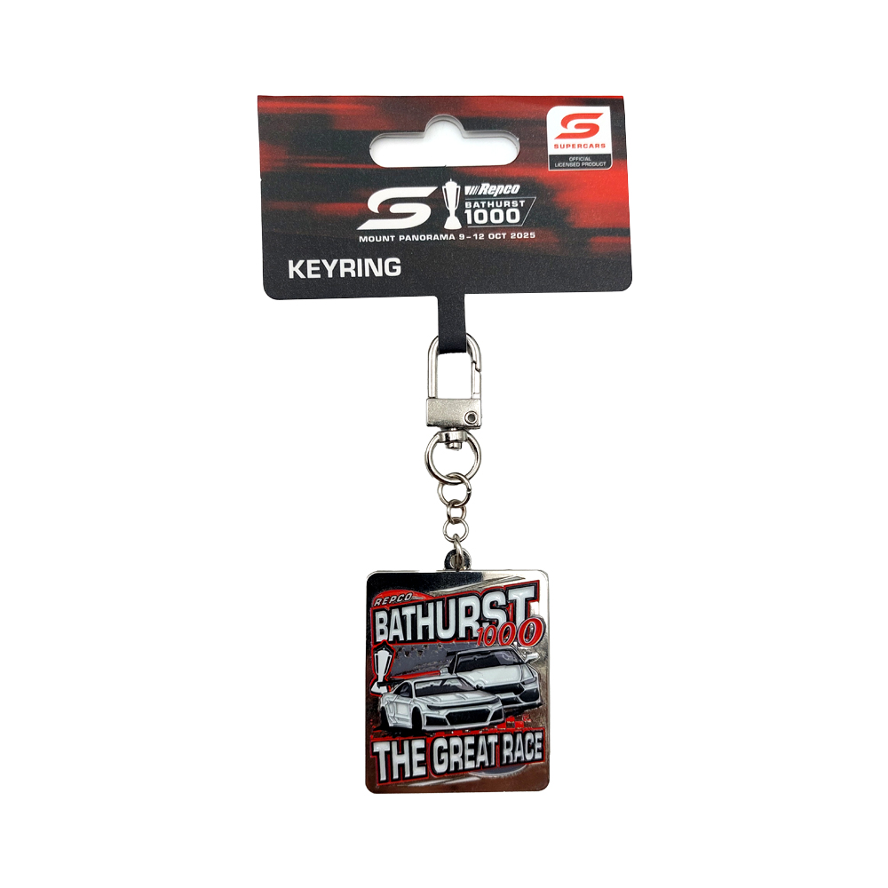 2025 Bathurst 1000 Graphic Keyring