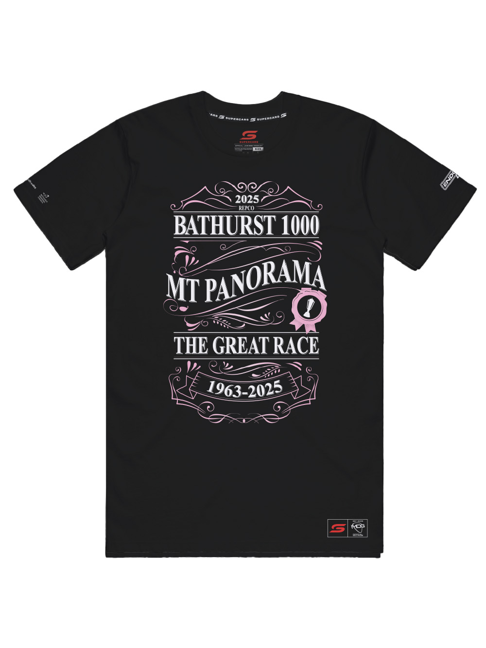 2025 Bathurst 1000 Ladies Pink Winners Tee